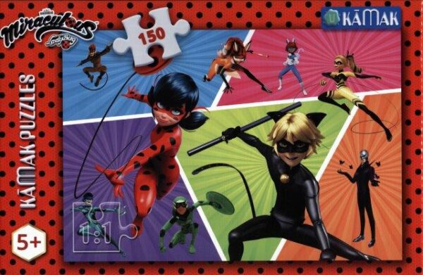 پازل ۱۵۰ تکه دختر کفشدوزکی (MIRACULOUS LADYBUG)،(باجعبه)